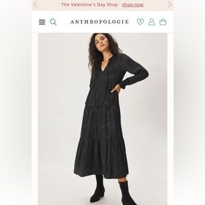 Maeve/Anthropologie Maxi Tiered Dress
